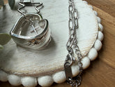 Open Heart Cross Necklace