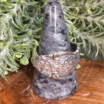 Vintage Sterling Silver  Silver Renaissance  Spoon Ring