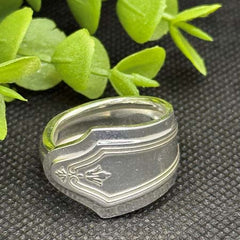 Vintage Silver-Plated Duchess Spoon Ring