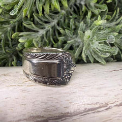 Vintage Sterling Silver Processional Spoon Ring