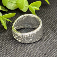 Vintage Silver-Plated King Edward Spoon Ring